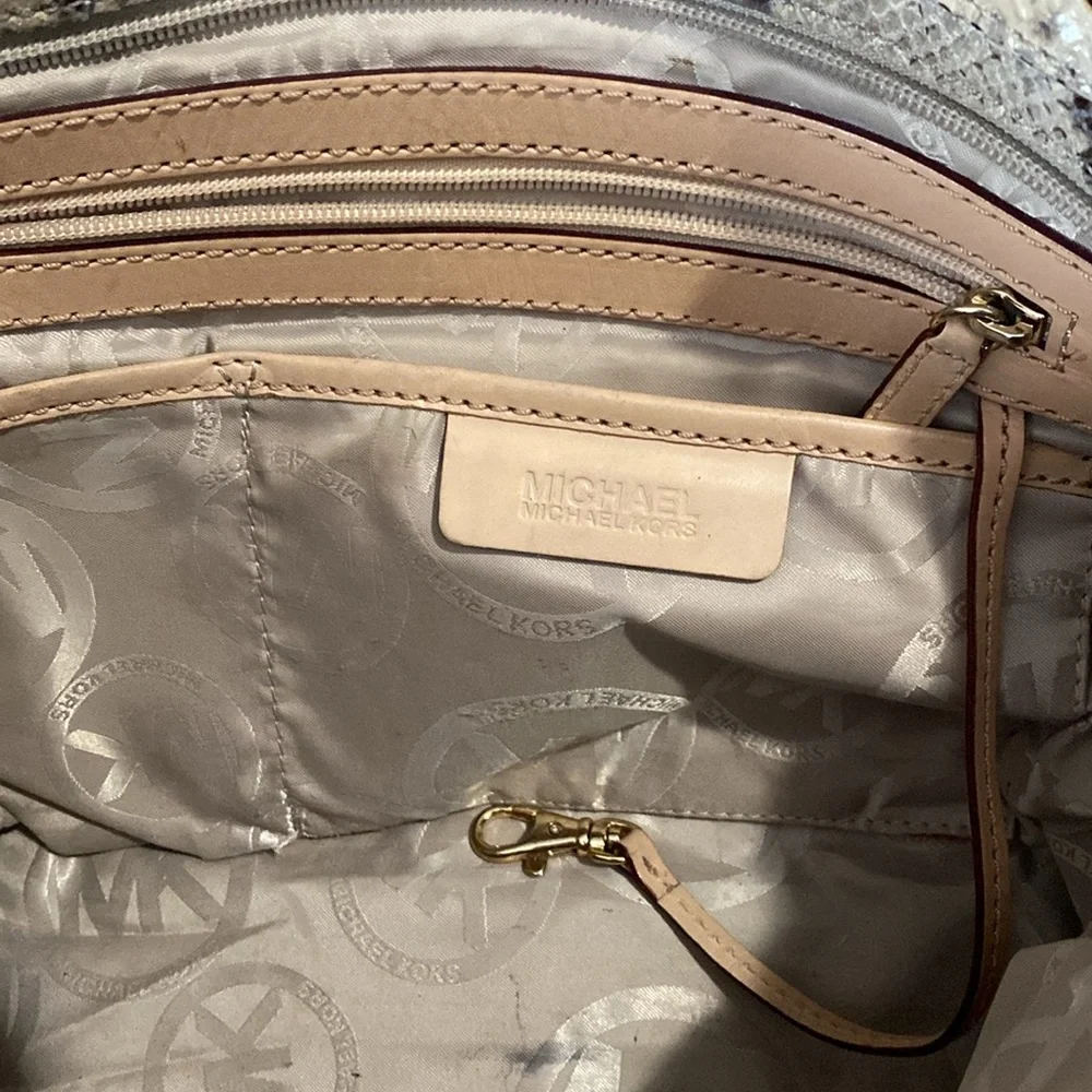 Michael Kors Snakeskin Shoulder Bag